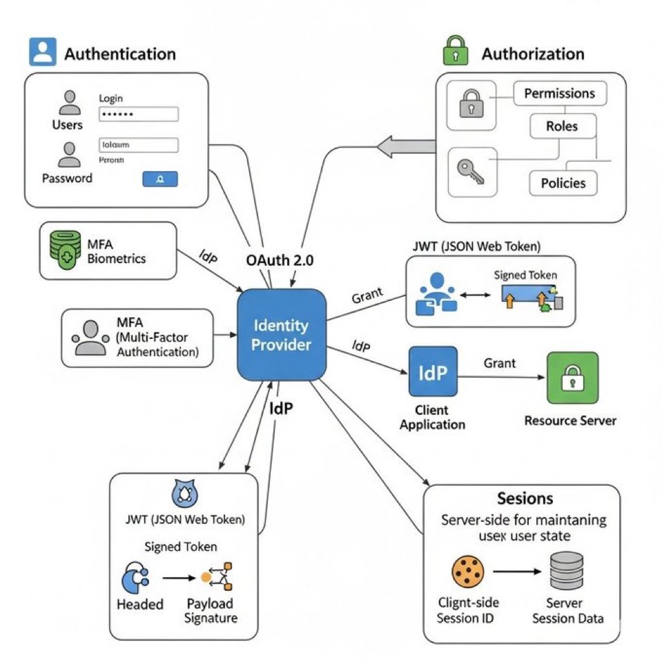 UNDERSTANDING Authentication & Authorization (OAuth, JWT, Sessions)