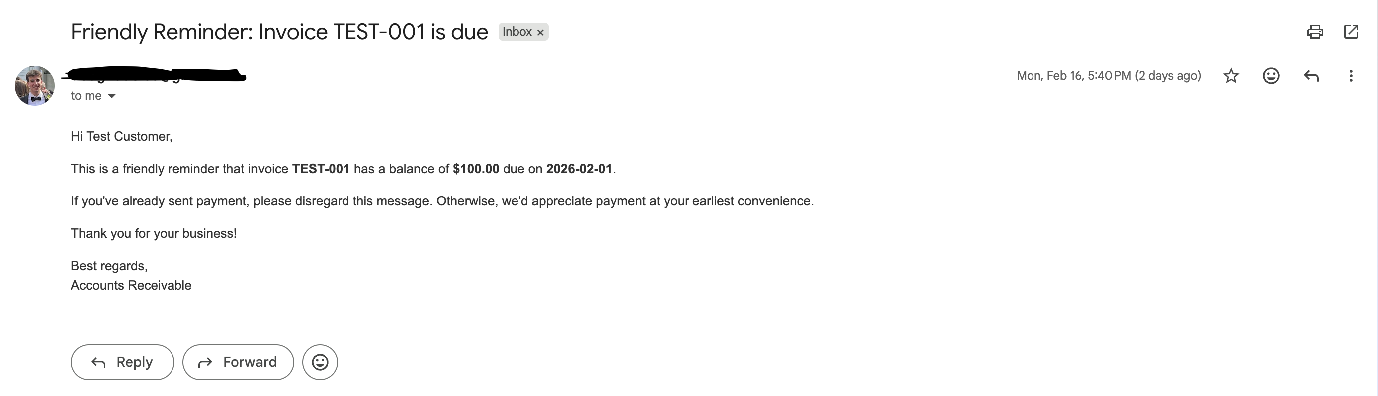 Created an invoice and overdue payment automation system for local plumbing businesses.