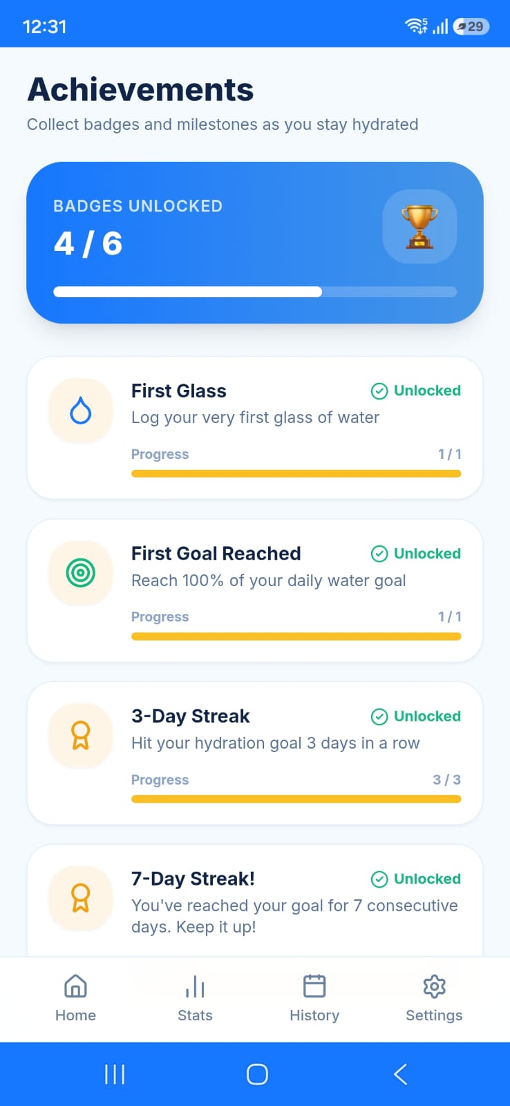 Track Daily Hydration and Build Healthy Habits with AquaTrack App - image 2
