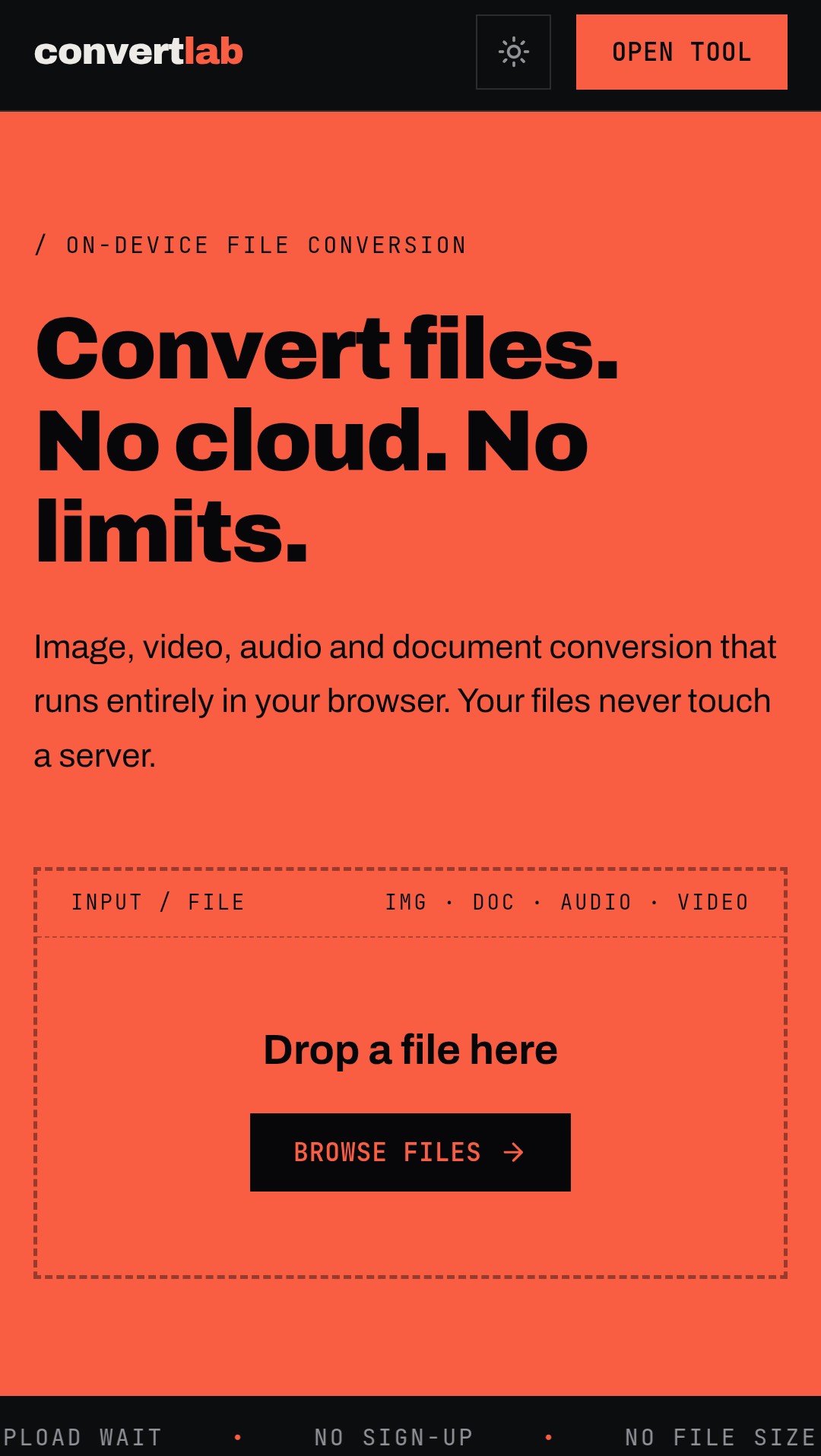 ConvertLab – All-in-One File Converter (Image, Document, Audio, Video & ZIP)