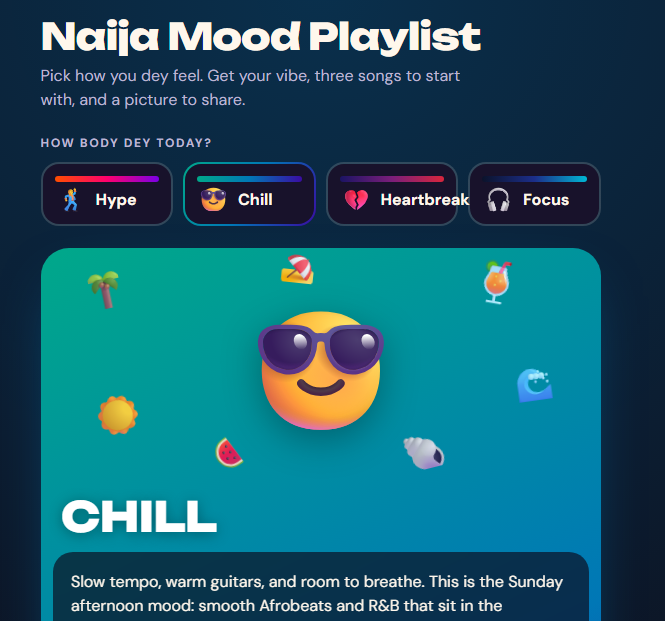 Naija Mood Playlist