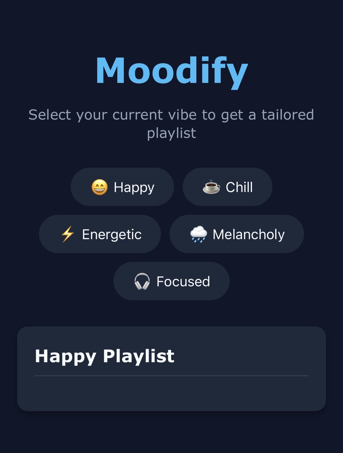 Moodify 
