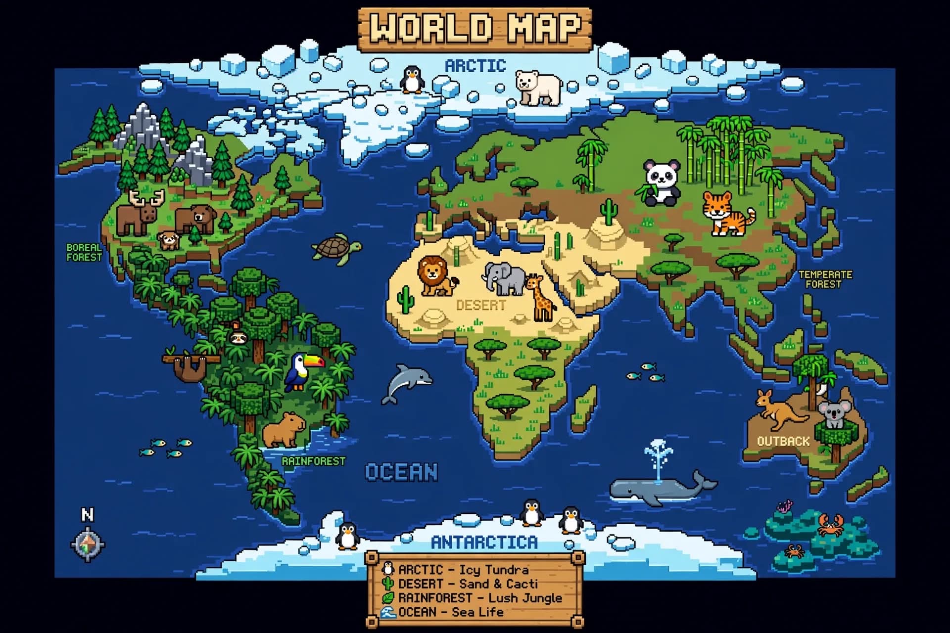 Minecraft bedrock addon with 100 animals