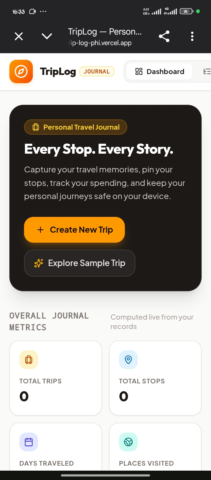 TRIP LOG