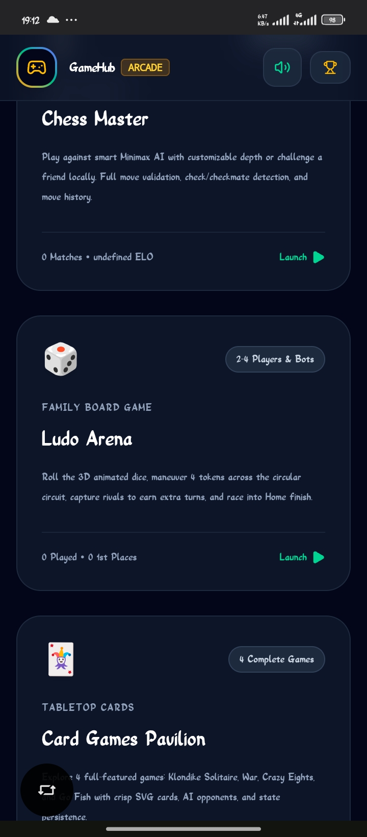 GAME HUB