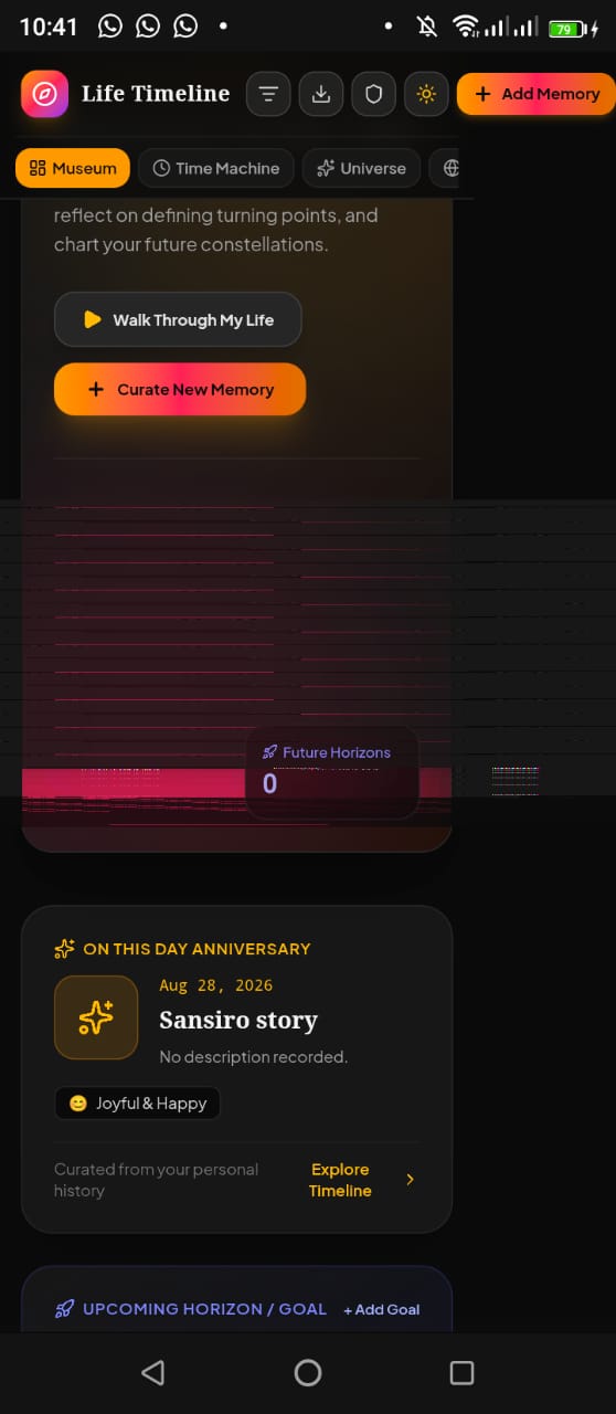 LIFE TIMELINE