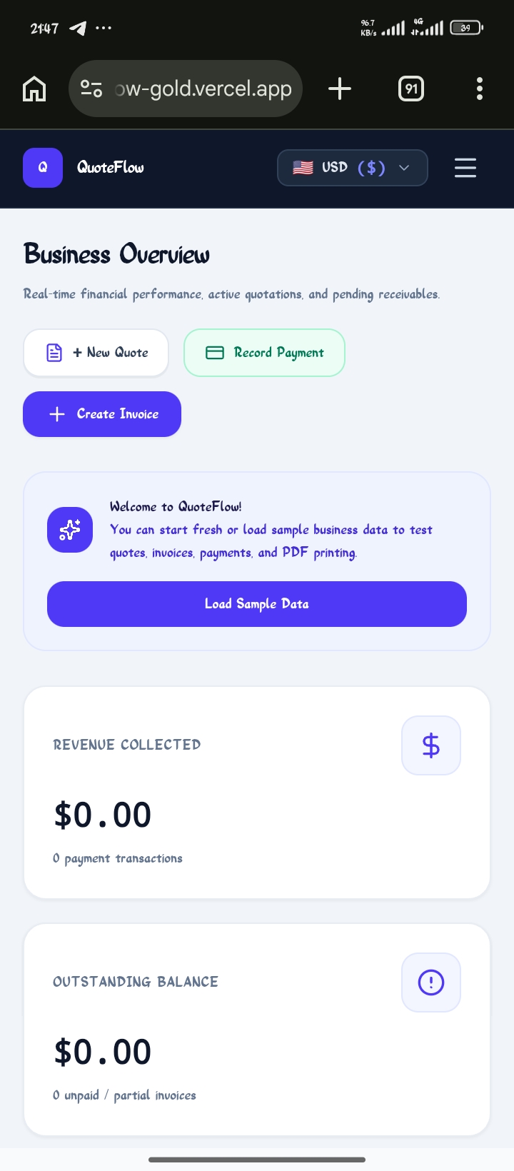 QUOTE FLOW