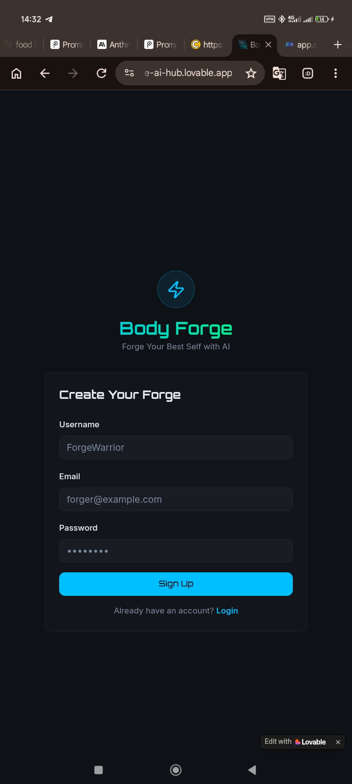 Body forge AI