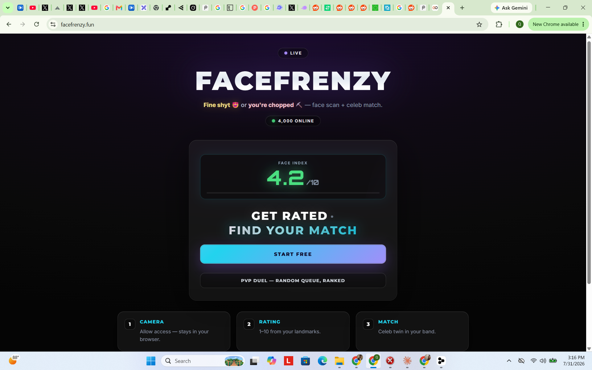 I Built a AI  Attractiveness Rater + celeb match