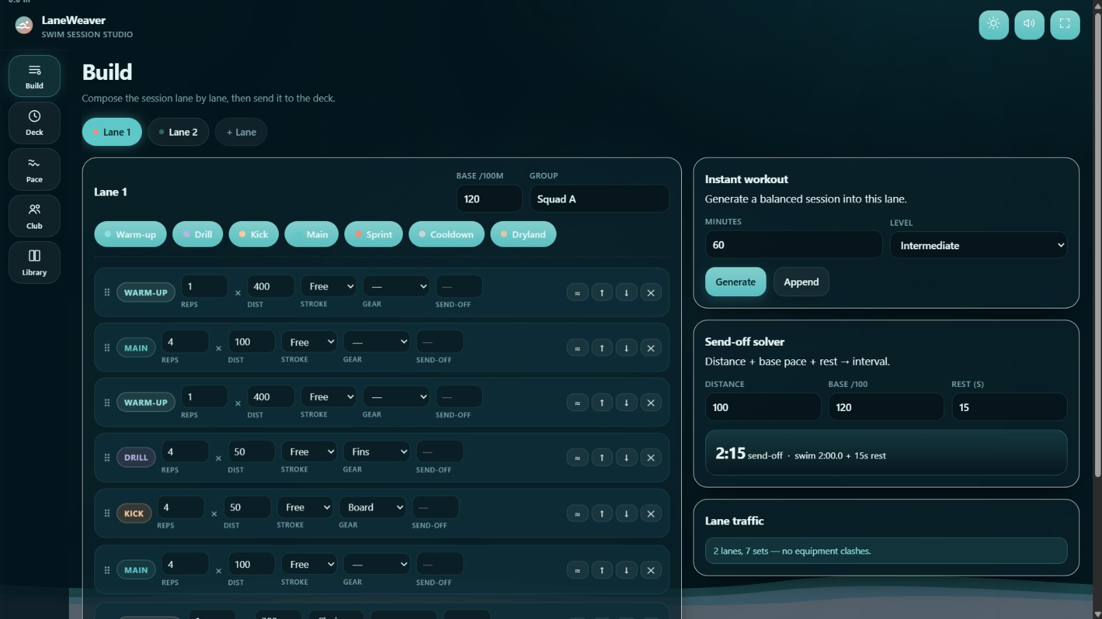 LaneWeaver — Your Perfect Workout Is a Lie: A Deck Audit That Counts Down From Your Flawless Paper Plan to the Messy Reality Your Pool Was Hiding - image 4