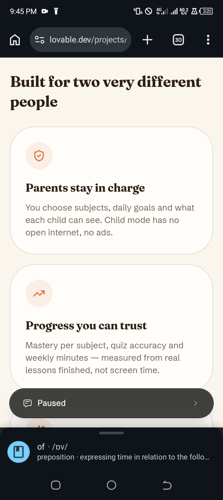 Kid Learning Hub. A parent guided learning platform for kids