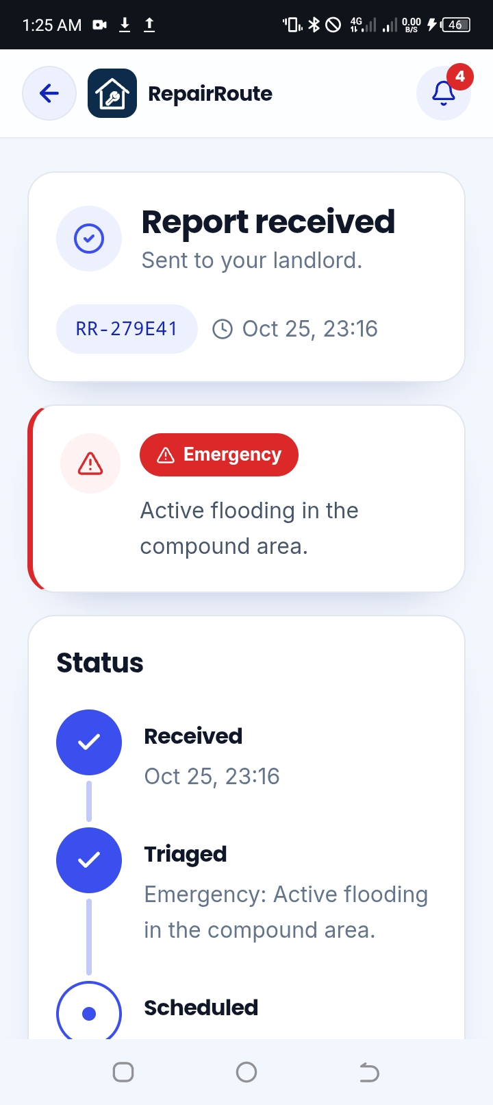 Built RepairRoute, a mobile web app on Base44 that connects tenants, landlords, and vendors to handle home repairs. It's live at landlordssquare.base44.app. When something breaks, the app works out how urgent it is and gets the right vendor on the job. - image 7